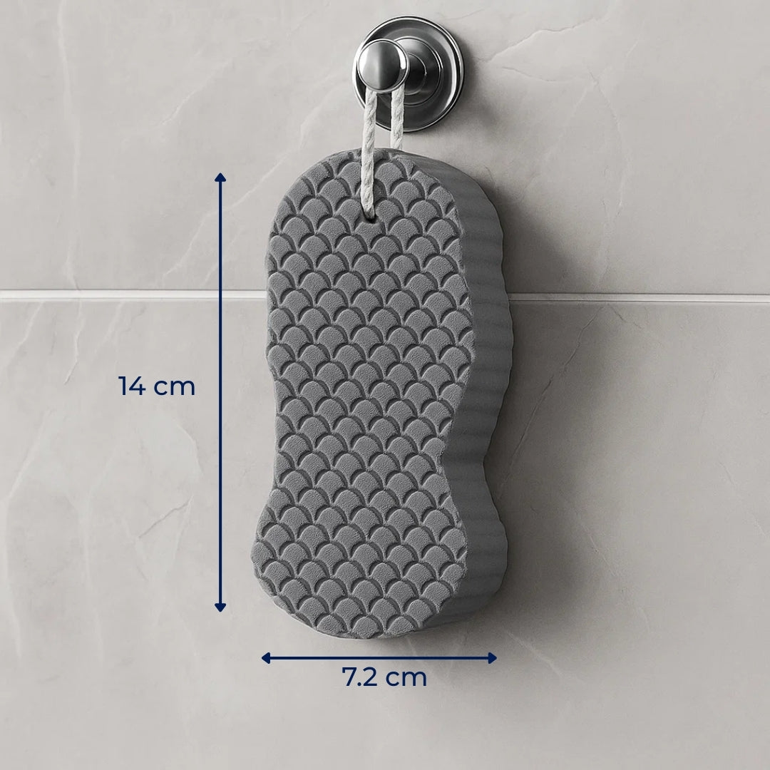 SmoothSkin | Exfoliating Body Scrubber Sponge – Removes Dead Skin & Boosts Circulation – Soft Quick-Dry Design – Gentle for Sensitive Skin