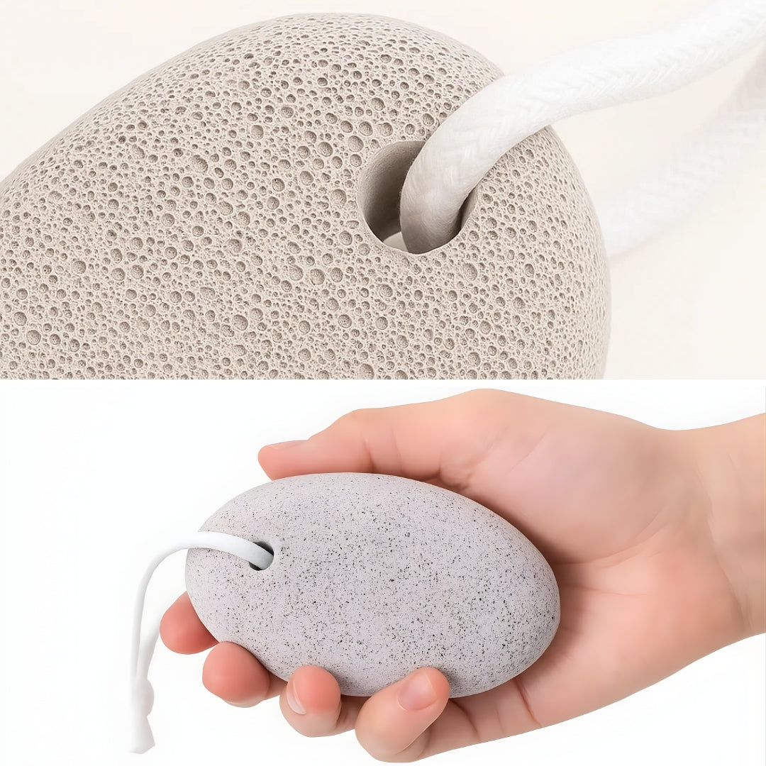 SmoothStep | Foot Pumice Stone Callus Remover – Hard Skin Relief – Natural Volcanic Rock – Smooth Cracked Heels Fast with Home Pedicure