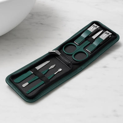 NailEase | 6‑Piece Nail Care Kit – Precise Nail Trimming – Durable Stainless Steel – Compact Design – Ideal for Travel, Home & Everyday Grooming