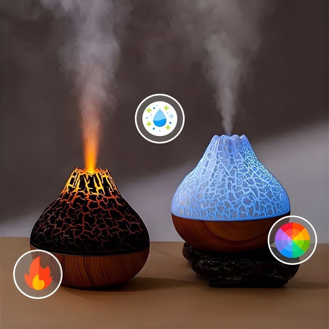 CalmMist | Humidifier and Essential Oil Diffuser – Quiet Ultra-Fine Mist – 300 ml Water Tank – Relieves Dry Skin – Enhances Sleep Quality