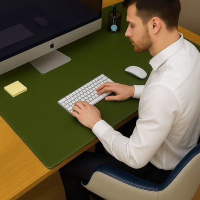 Deskguard | Desk Mat – Waterproof Fold-Edge – Spill Resistance - Well-Organised Workspace - Smooth Anti-Slip Surface for Home and Office
