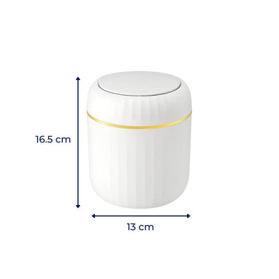 NeatBin | Desktop Bin – Odour-Sealing Lid – Durable Removable Inner Bucket – Compact Space-Saving Design – Keeps Desks Clean & Fresh