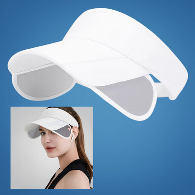 SunGuard | Sun Protection Visor Hat – Extendable Brim – Breathable Mesh – Lightweight UV Shield for Outdoor Walking & Beach Comfort