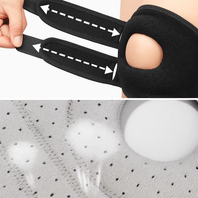 PatellaGuard | Patella Support Brace – Knee Pain Relief – Breathable Elastic Support – Adjustable Non Slip Strap – Running Training Daily Use