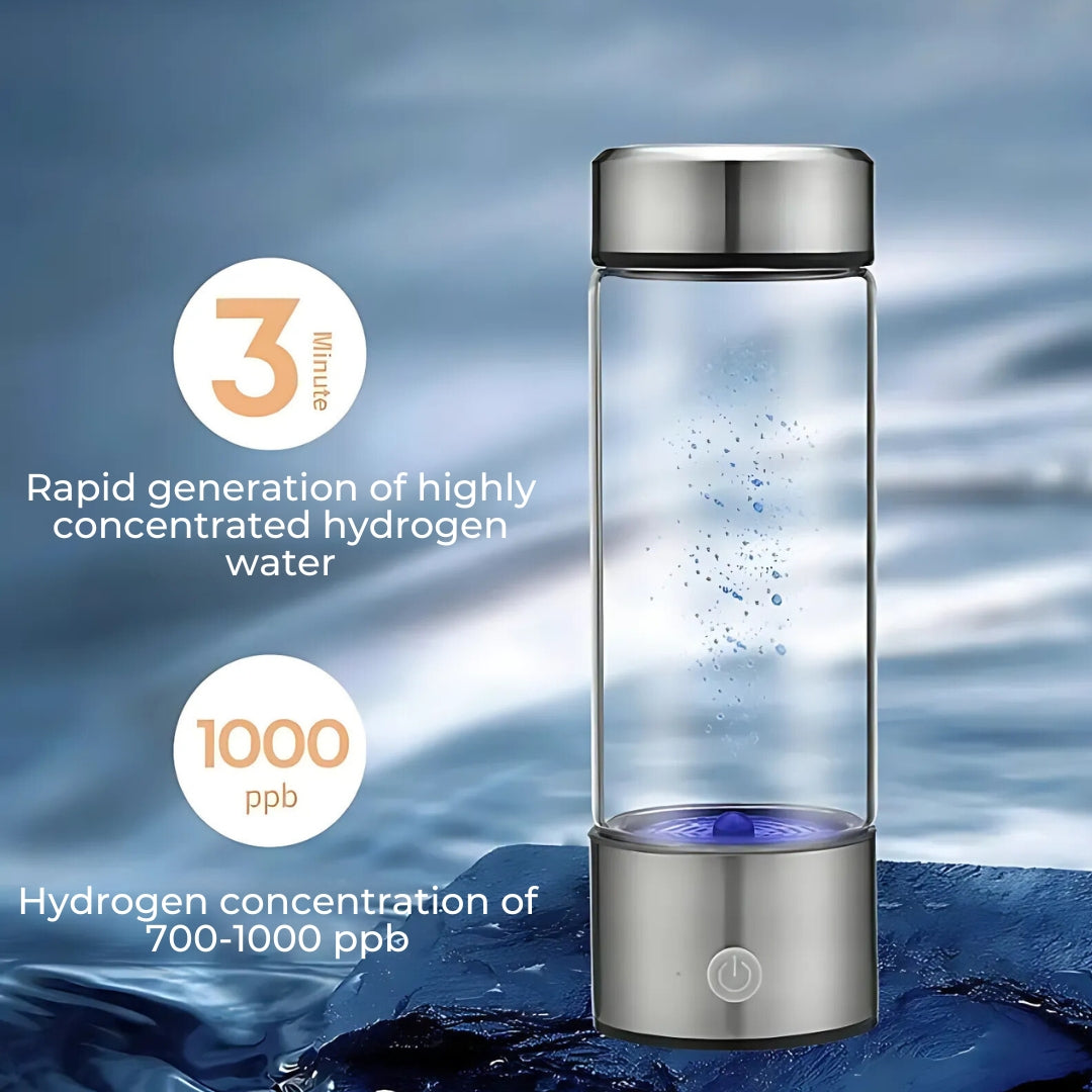 HydroPure | Portable Hydrogen Water Bottle - for Antioxidant Water – Supports Health and Performance