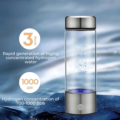 HydroPure | Portable Hydrogen Water Bottle - for Antioxidant Water – Supports Health and Performance