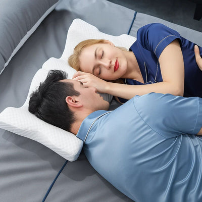 AlignRest | Orthopaedic Neck Support Pillow – Spine Relief & Posture Alignment – Contour Memory Foam – Pain-Free Deep Sleep Support