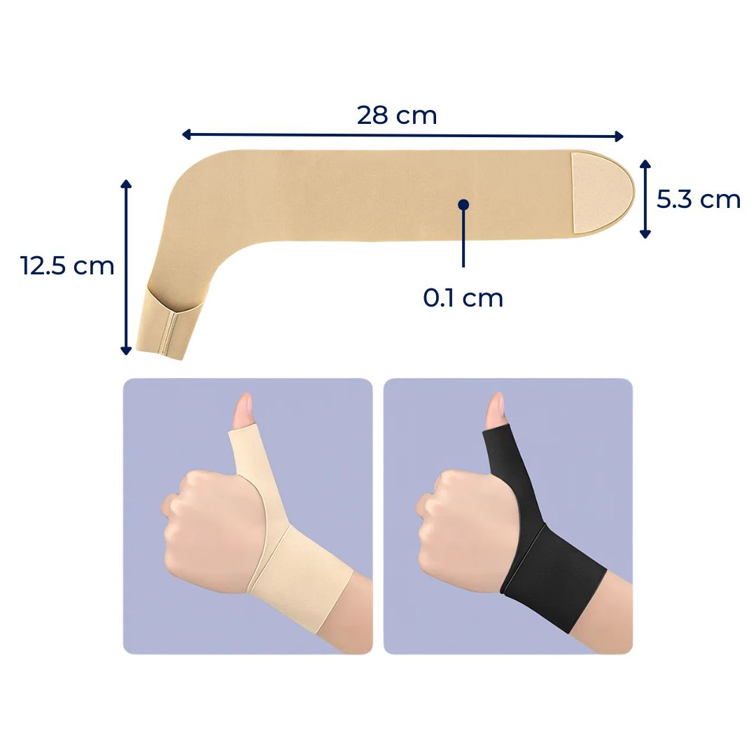 FlexGuard | Wrist & Thumb Support Brace – Pain Relief & Stability – Breathable Adjustable Design – Relieves Strain – For Gym & Office Use