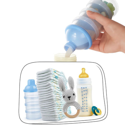 FreshStack | Milk Powder Dispenser – Spill-Proof – Airtight & Stackable – Hygienic Storage – Travel Ready – Quick Night-Feed Solution