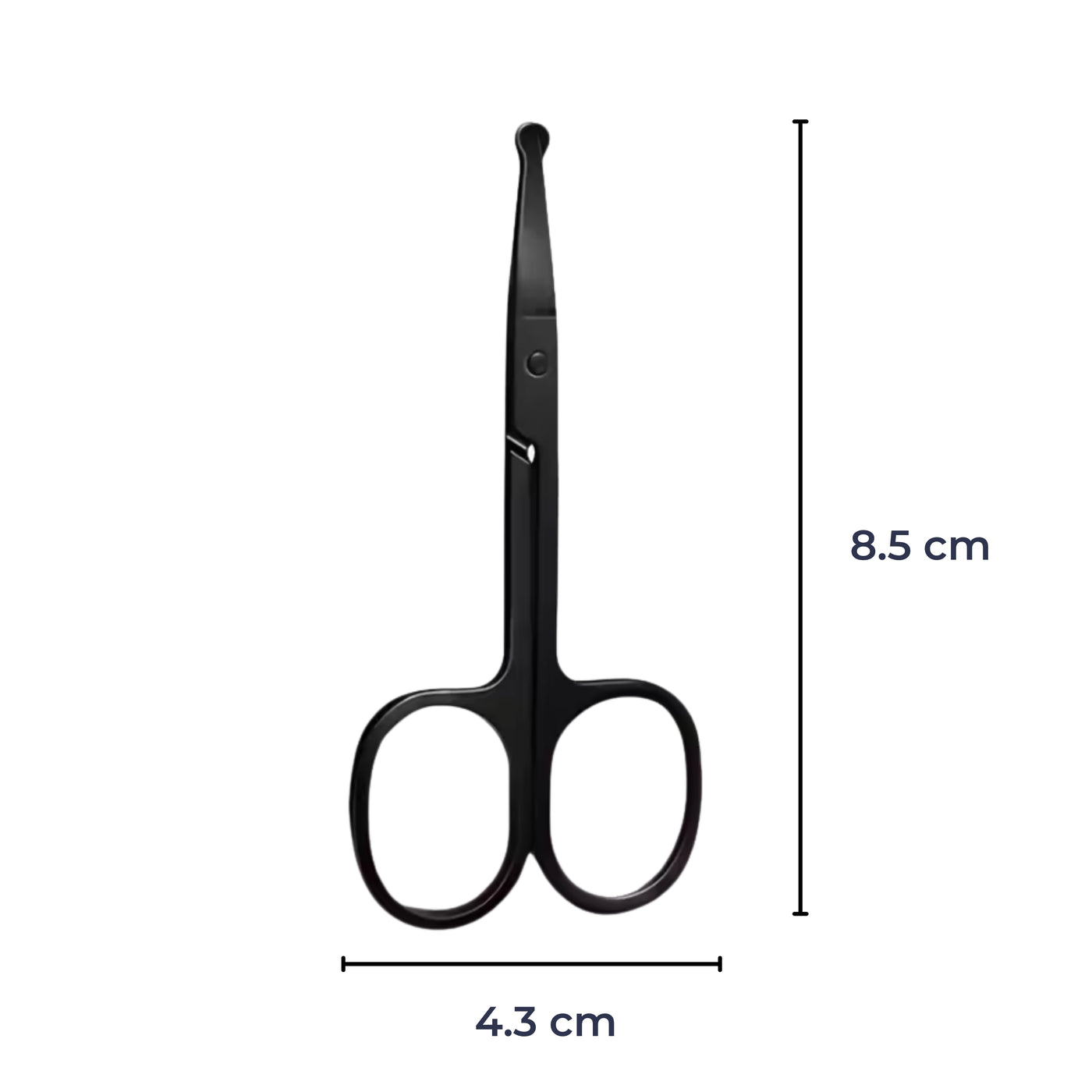 SafeTrim | Nose Hair Scissors – Rounded Tip Safety – Rust-Resistant Stainless Steel – Painless Grooming for Men & Women