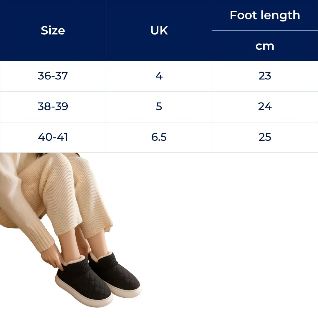 CozyStep | Plush Slipper Shoes – Non-Slip Grip – Thick Cushioned Sole – Indoor Comfort – Warm Supportive Fit for Cosy Relaxing Evenings