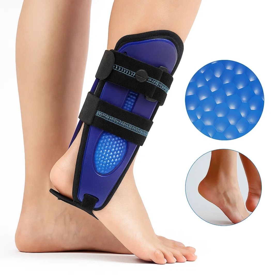 GelGuard | Gel Ankle Support Brace – Sprain Pain Relief – Adjustable Straps With Gel Padding – Reduces Swelling & Speeds Recovery Support