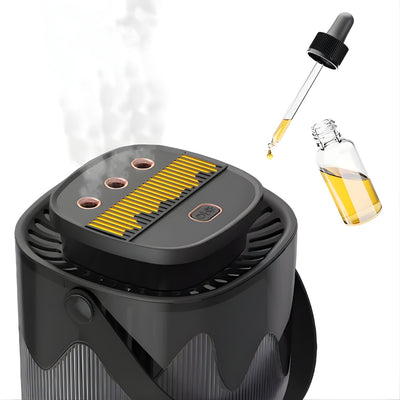 BreatheWell | Air Humidifier Diffuser – Essential Oil Aroma – Quiet 3 L Tank – Relieves Dry Air, Soothes Skin & Improves Sleep Quality