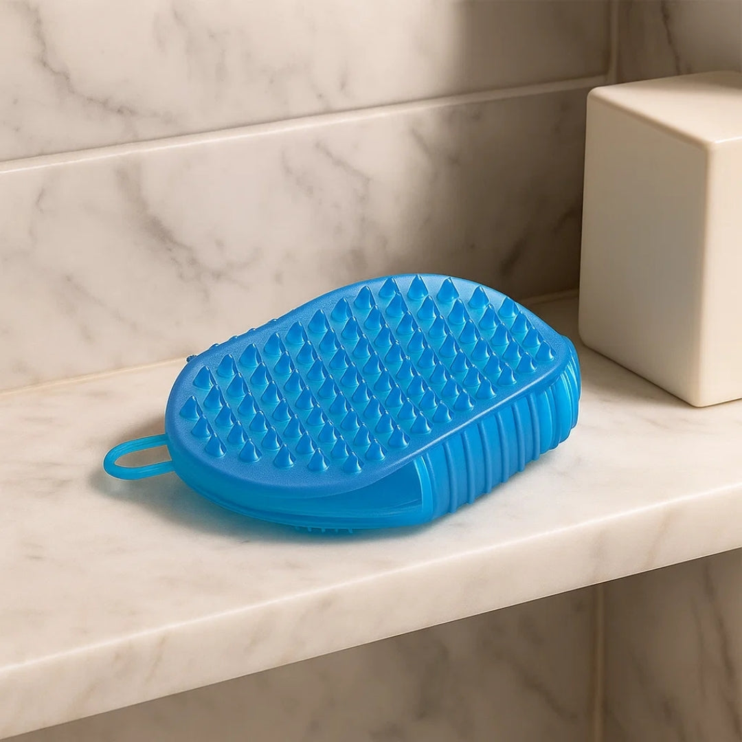 SmoothSkin | Body Exfoliating Glove – Deep Exfoliation – Durable Silicone – Removes Dead Skin – Reveals Silky Soft Healthy Glowing Skin