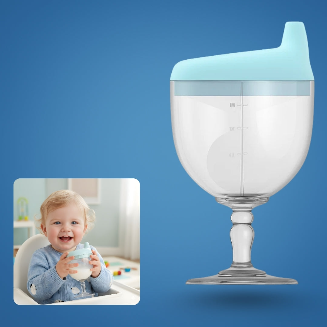 TinySip | Leak‑Proof Transition Sippy Cup – No‑Spill Silicone – Easy‑Grip Handles – Supports Weaning – Mess‑Free Drinking for Toddlers