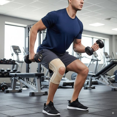 FlexiRelief | Knee Support Sleeve – Pain Relief & Swelling Reduction – Highly Elastic Breathable Non-Slip – Active Recovery & Exercise