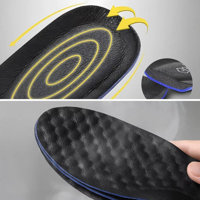 StrideSupport | Arch Support Orthopaedic Insoles – Pain Relief – Leather Breathable – Comfort & Alignment for All-Day Standing & Walking