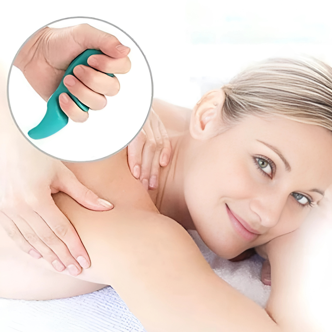 MuscleGuard | Thumb Saver Massage Tool – Deep Tissue Trigger-Point - Protects Thumbs & Prevents Hand Fatigue – Aid For Neck & Back Pain