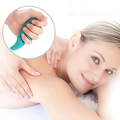 MuscleGuard | Thumb Saver Massage Tool – Deep Tissue Trigger-Point - Protects Thumbs & Prevents Hand Fatigue – Aid For Neck & Back Pain