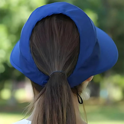 SunGuard | Wide‑Brim UPF Sun Hat – Adjustable Draw‑Cord – Lightweight Breathable Fabric – Summer UV Protection for Beach & Garden