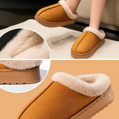 SnugSole | Warm Slippers – Thick Cushioned Sole – Plush Lining – Non-Slip Design – Maximum Comfort & Foot Support for Women Indoors