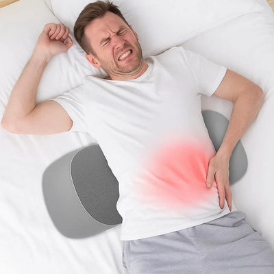 SpineEase | Lumbar Support Memory Foam Pillow – Back Pain Relief – Breathable Cover – Ergonomic Sleep Aid