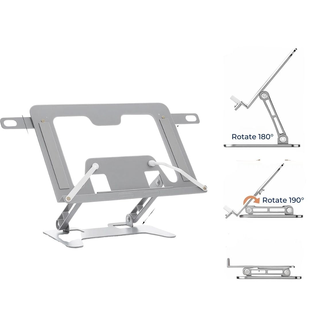 ReadEase | Adjustable Reading Stand – Ergonomic Neck-Relief – Foldable Compact Design – For Home, Office & Desk Comfort