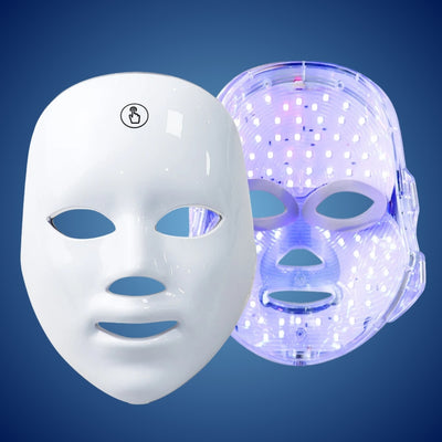 GlowSkin Pro LED Light Therapy Mask | Stimulates Collagen - Reduces Wrinkles - Improves Skin Texture - Soothes Redness