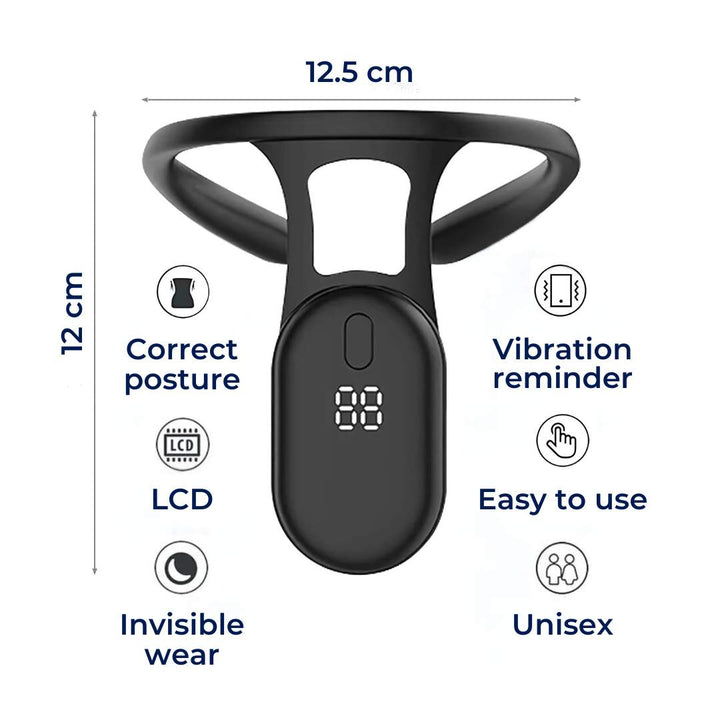 PosturePlus Neck and Back Posture Corrector Real Time Feedback Nec ORTHOPULSE UK