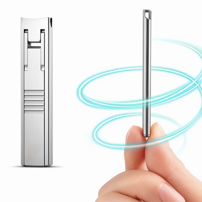 EdgeLux | Nail Clipper – Travel-Slim Design – Rust-Resistant Stainless Steel – Stylish Carry – Portable Grooming for Hands & Fingernails