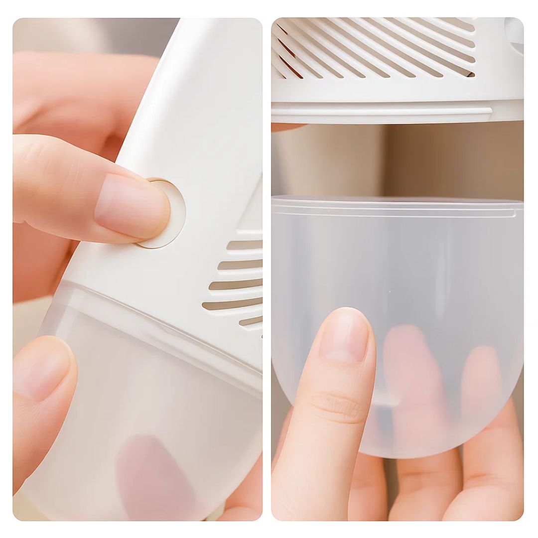 DryGuard | Wardrobe Dehumidifier – Stops Damp & Musty Smells – Transparent Water-View – Long-Lasting Freshness For Clothes Storage