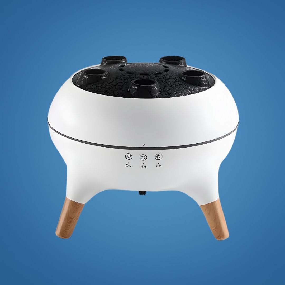 AirSoothe | Humidifier – Quiet LED Jellyfish Effect – Remote Control – Relieves Dry Skin & Congestion for Peaceful Sleep & Relaxation