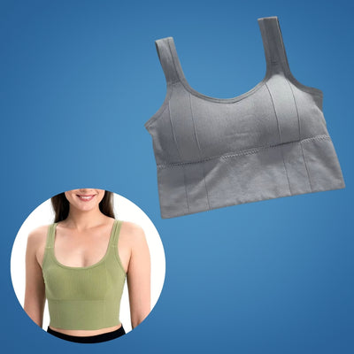 Flexora | Seamless Sports Bra – Cooling Quick-Dry Fabric – Medium Support Fit – Gym & Yoga Workout