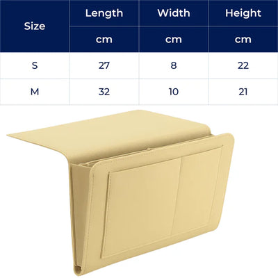BedEase | Bedside Organiser Caddy – Essentials Within Reach – Thick Felt Durable Material – Save Space Stay Organised & Enjoy Nighttime Comfort
