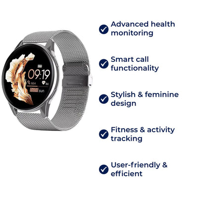 VitalSync | Smartwatch with Call Function – Health Monitoring – For Active Women