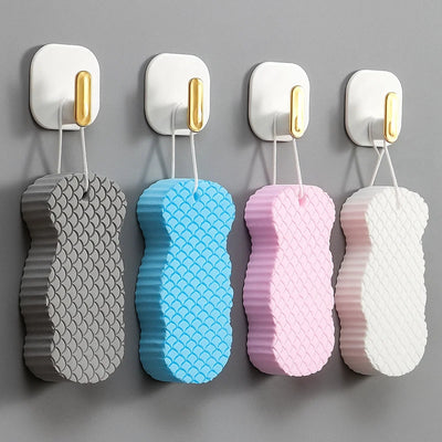 SmoothSkin | Exfoliating Body Scrubber Sponge – Removes Dead Skin & Boosts Circulation – Soft Quick-Dry Design – Gentle for Sensitive Skin