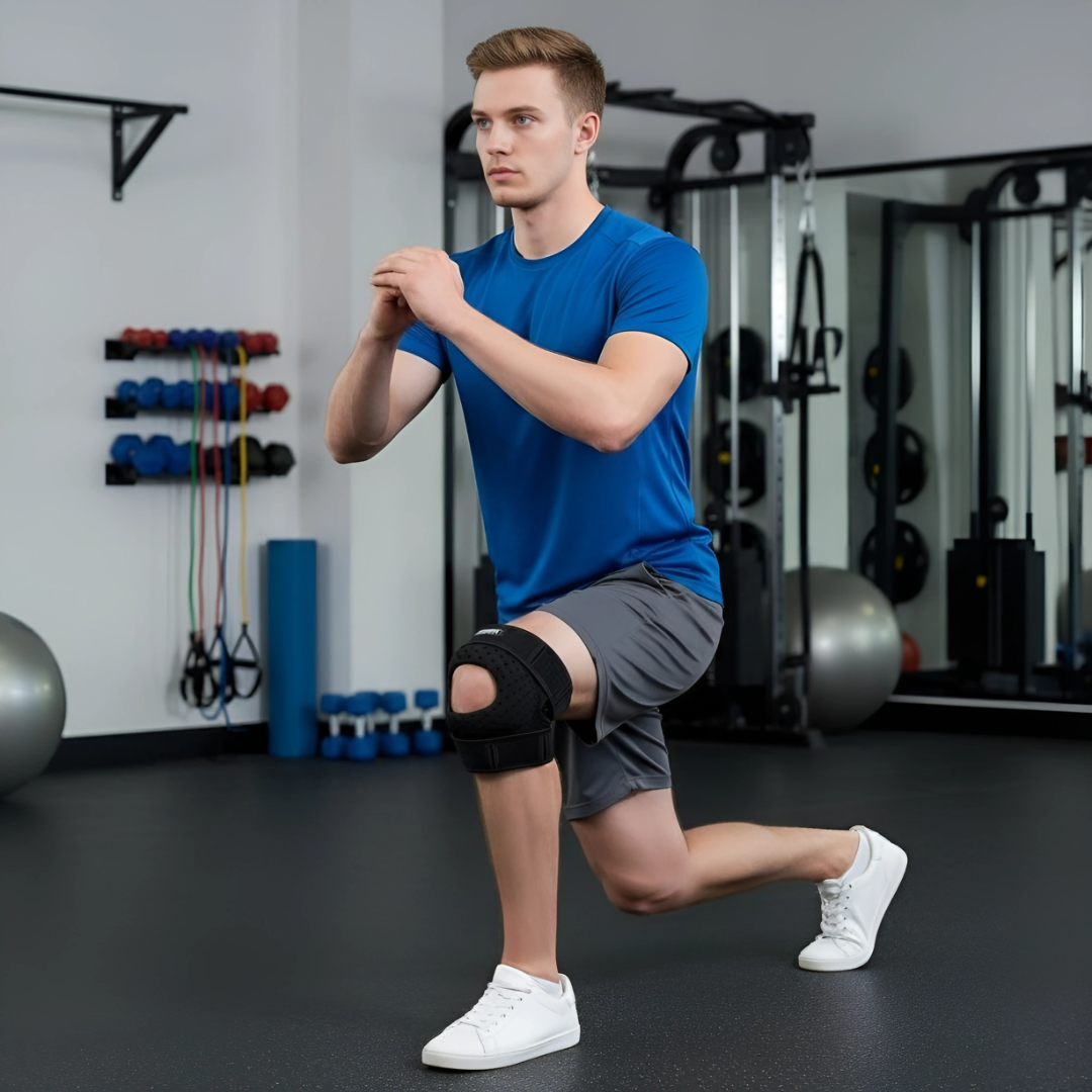 PatellaGuard | Patella Support Brace – Knee Pain Relief – Breathable Elastic Support – Adjustable Non Slip Strap – Running Training Daily Use