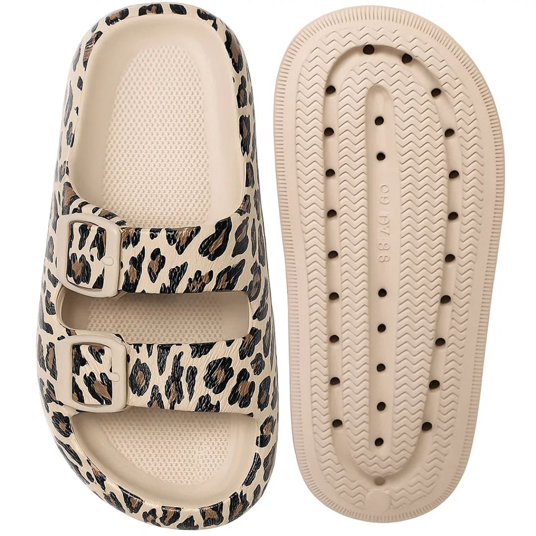 SoleEase | Women's Double Buckle Sandals – Adjustable Fit – Cushioned Footbed – Ideal for Beach & Casual Wear