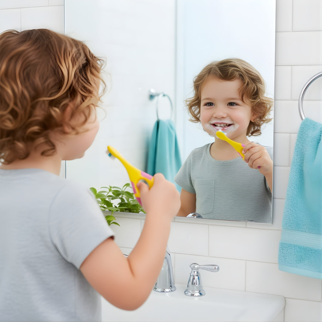 BrightSmile | Kids Soft Toothbrush – Gentle Clean – Ergonomic Handle – Protects Sensitive Gums – Promotes Independence and Happy Smiles