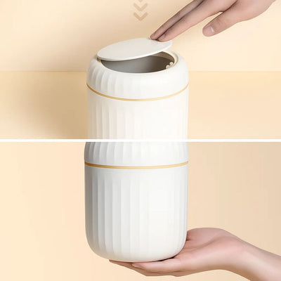 NeatBin | Desktop Bin – Odour-Sealing Lid – Durable Removable Inner Bucket – Compact Space-Saving Design – Keeps Desks Clean & Fresh