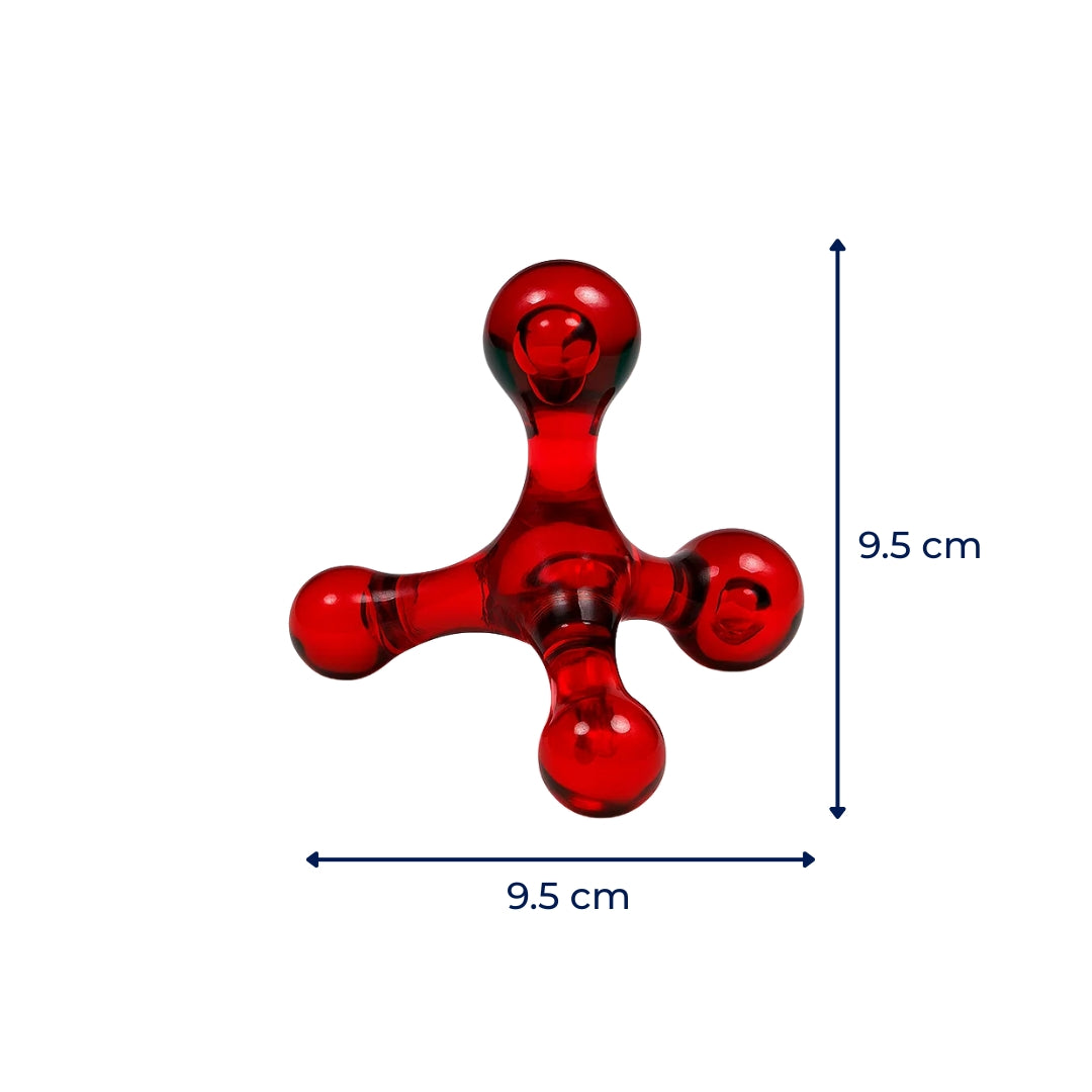 MuscleEase | Trigger Point Massage Ball – Deep Tissue Pain Relief – Compact Handheld – Relieves Knots & Tension in Back, Neck, Legs
