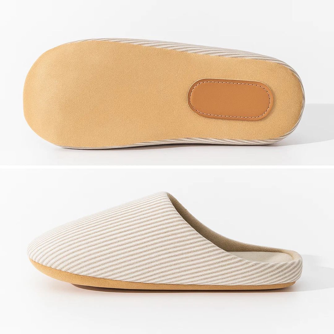 CozyStride | Warm House Slippers – Non-Slip Sole – Cushioned Silent Comfort – Keeps Feet Cozy, Supported & Pain-Free Indoors All Day
