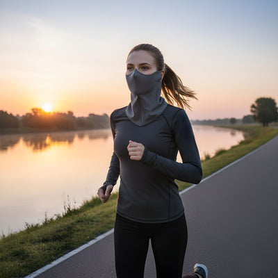 SolarGuard | Sun Protection Face Mask – Cooling & Breathable – Moisture-Wicking Fabric – Outdoor Use – Prevents Sunburn & Skin Damage