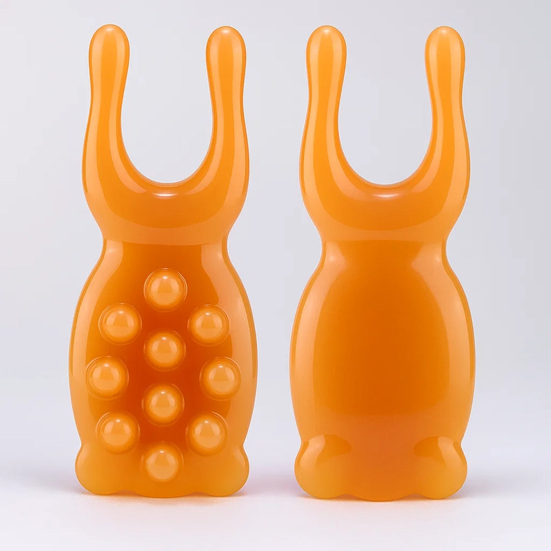 LiftAura | Gua Sha Face Lifting Tool – Jawline & Cheek Contour – Smooth Resin Design – De-Puffing Relief – Radiant Skin – At-Home Sculpting