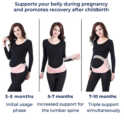 PregnancyEase | Maternity Belly Band – Support Belt for Pregnant Women – Back & Pelvic Support – Posture Comfort – Stability & Recovery