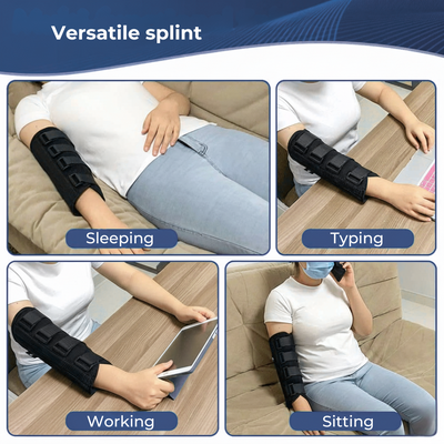 NightArm Relief | Night Elbow Brace – Prevents Ulnar Nerve Pain – Breathable Soft Immobiliser – Sleep Comfort – Faster Recovery Support