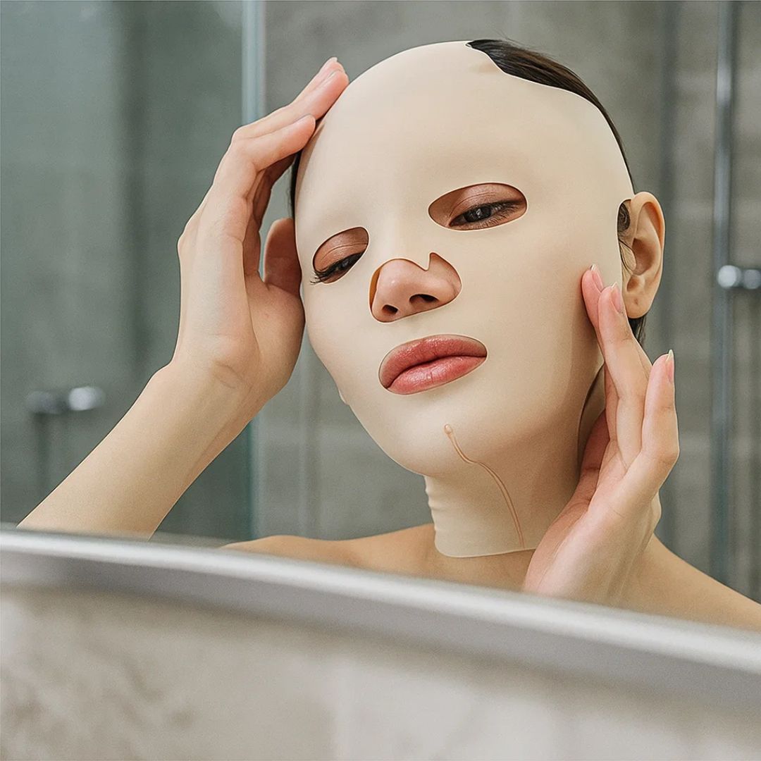 FirmLift | Anti‑Wrinkle Face Lift Mask – Reusable Compression – Soft Ergonomic Fit – Overnight Firming & Tightening for Mature Skin