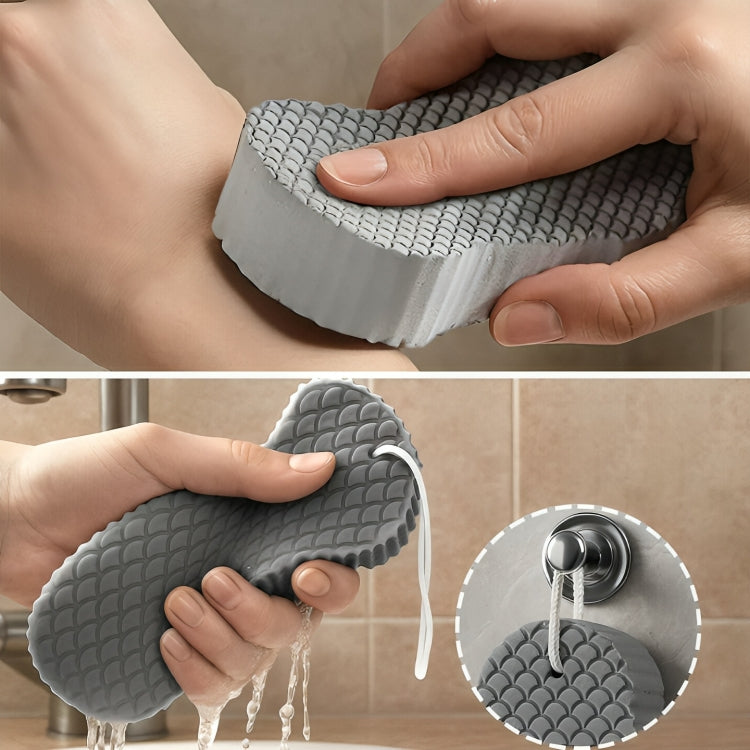 SmoothSkin | Exfoliating Body Scrubber Sponge – Removes Dead Skin & Boosts Circulation – Soft Quick-Dry Design – Gentle for Sensitive Skin