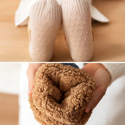 CosyNest | Thermal Slipper Socks – Fleece Lined – Non-Slip Grip – Stay Warm and Steady – Ultimate Comfort and Safety for Cold Floors