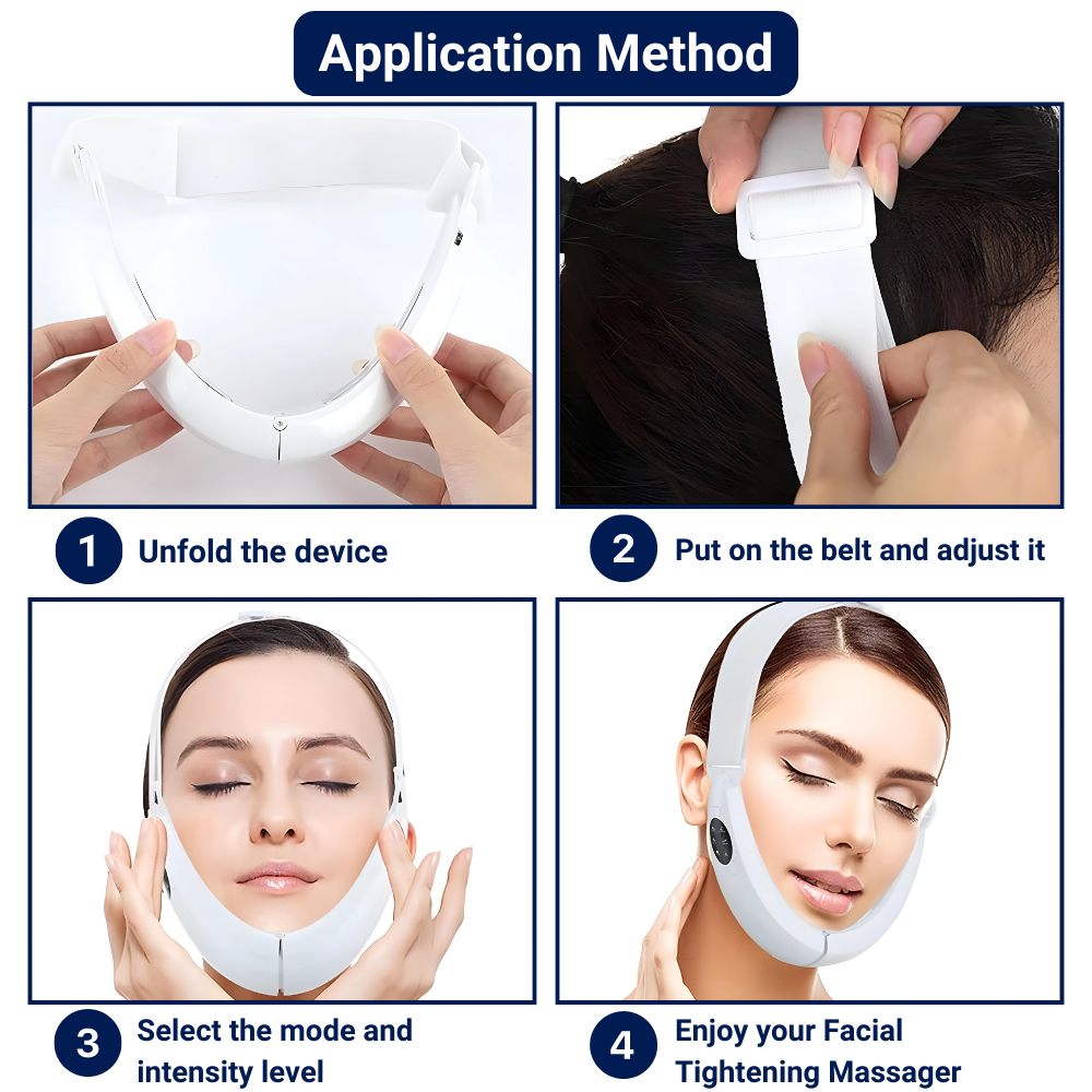 Facial Tightening Massager for Double Chin Reduction